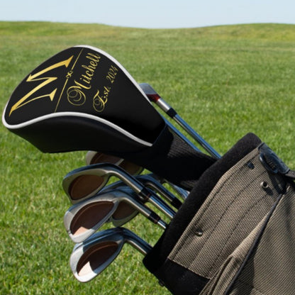 Custom Golf Club Cover, Personalized Club Cover, Customized Golf Club Head Cover, Groomsman Gift, Wedding Gift, Gift for Groom, Husband Gift