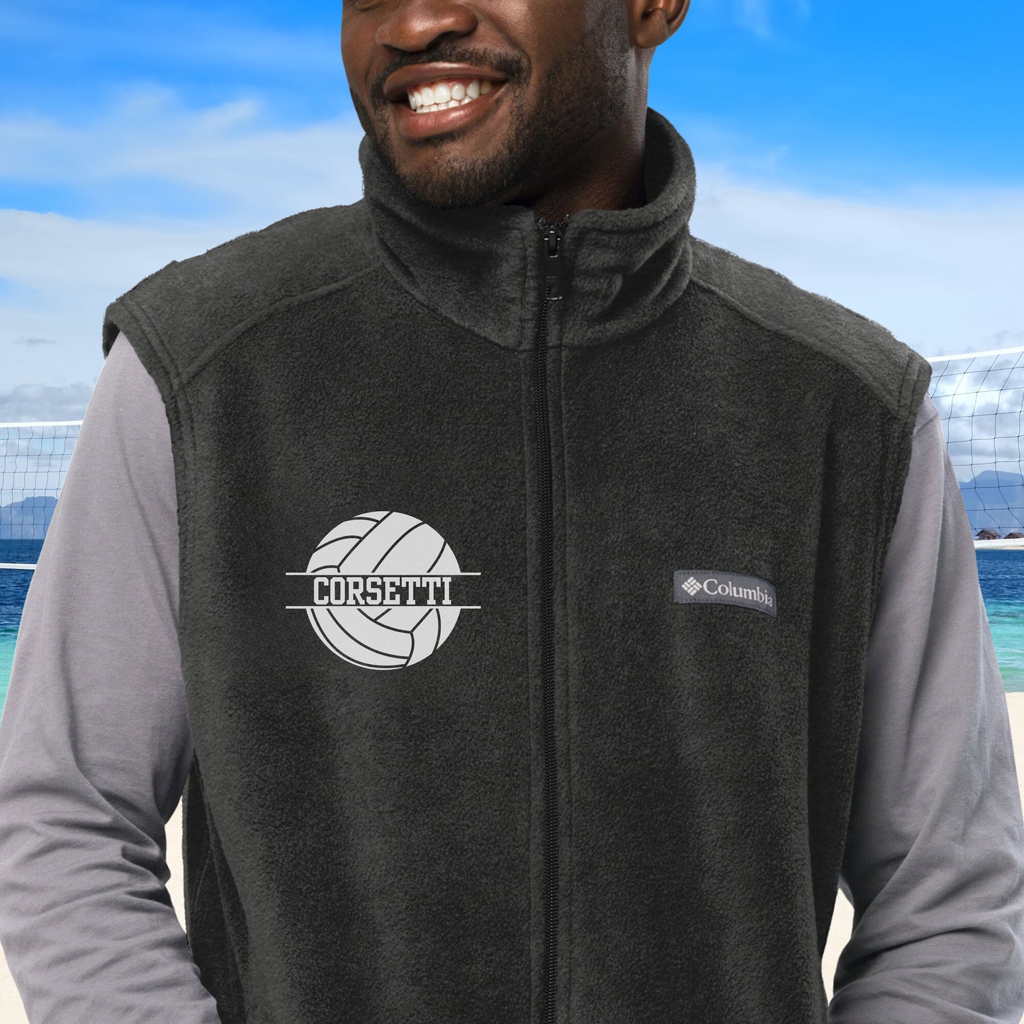 Custom Fleece Volleyball Vest, Personalized Volleyball Vest, Fleece Sweatshirt, Volleyball Jacket, Volleyball Sweatshirt, Volleyball Gift