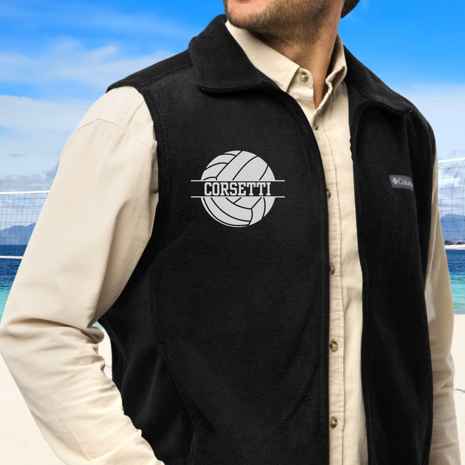 Custom Fleece Volleyball Vest, Personalized Volleyball Vest, Fleece Sweatshirt, Volleyball Jacket, Volleyball Sweatshirt, Volleyball Gift