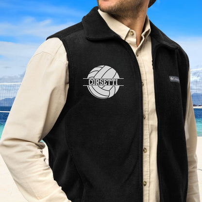 Custom Fleece Volleyball Vest, Personalized Volleyball Vest, Fleece Sweatshirt, Volleyball Jacket, Volleyball Sweatshirt, Volleyball Gift