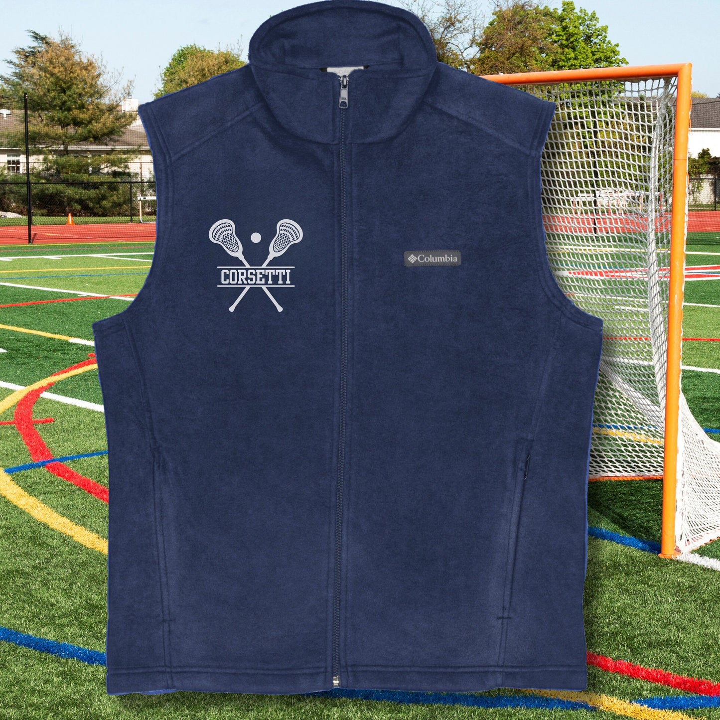 Custom Fleece Lacrosse Vest, Personalized Lacrosse Vest, Fleece Sweatshirt, Lacrosse Jacket, Lacrosse Sweatshirt, Lacrosse Team Gift, Coach