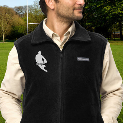 Custom Fleece Rugby Vest, Personalized Rugby Vest, Fleece Sweatshirt, Rugby Jacket, Rugby Team gift, Rugby Coach Gift, Rugby Gift Idea