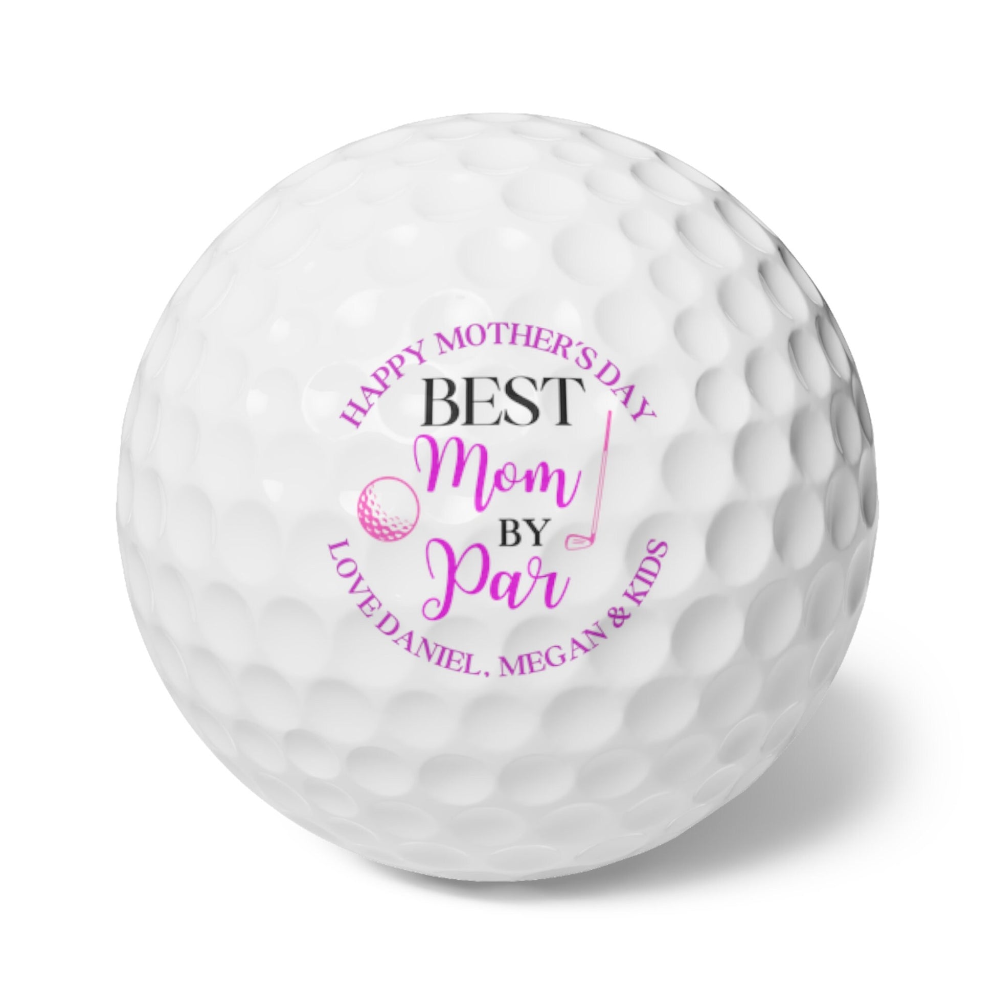 Custom Mother's Day Golf Ball, Mother's Day Golf Gift, Gift for Mother's Day, Golf Gift for Mom, Golf Gift for Women, Golf Gift for Her