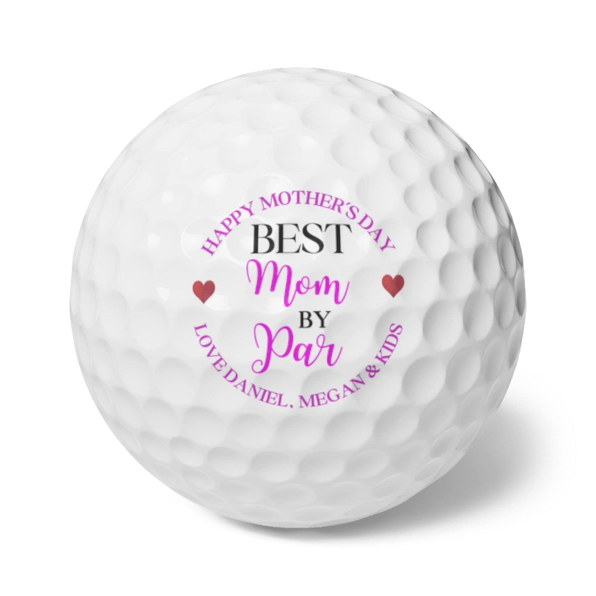 Custom Mother's Day Golf Ball, Mother's Day Golf Gift, Gift for Mother's Day, Golf Gift for Mom, Golf Gift for Women, Golf Gift for Her