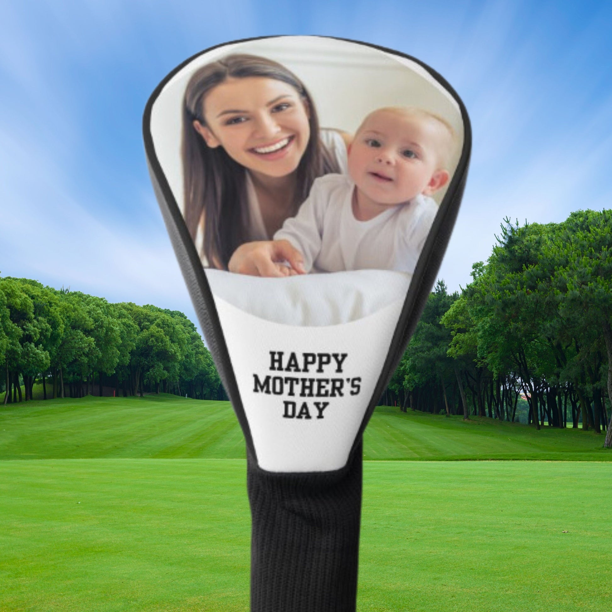 Custom Golf Club Cover for Mom, Personalized Driver Cover, Customized Golf Head Cover, Gift for Mom, Mother's Day Gift, Golf Gift for Mom
