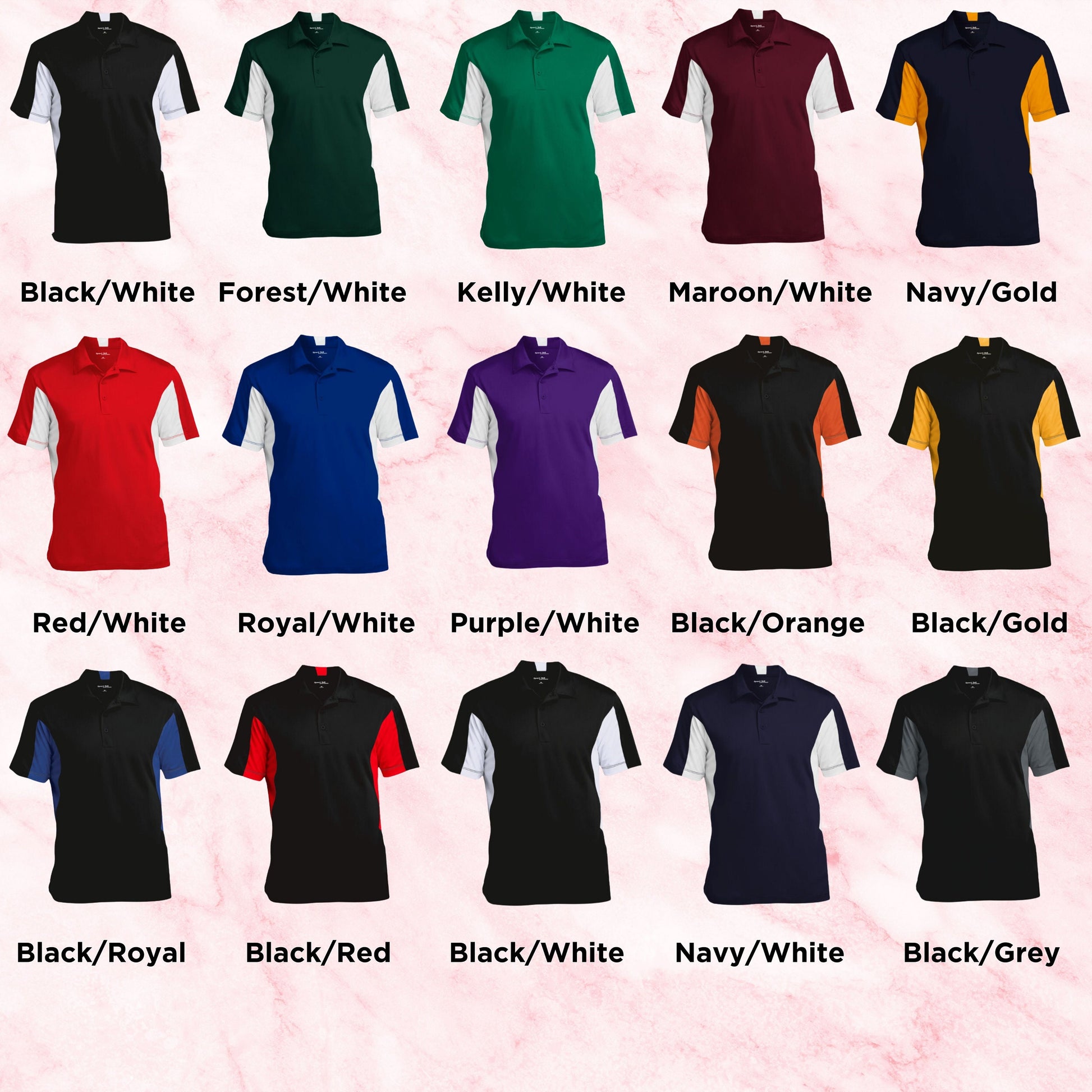 Men's Custom Football Polo, Personalized Football Polo, Men's Football Polo, Football Coach Gift, Football Team Gift, Men's Football Shirt