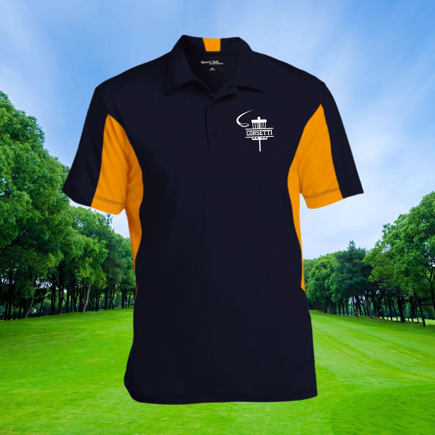 Men's Custom Disc Golf Polo, Personalized Disc Golf Polo, Men's Disc Golf Polo, Disc Golf Gift for Men, Gift for Dad, Father's Day Gift