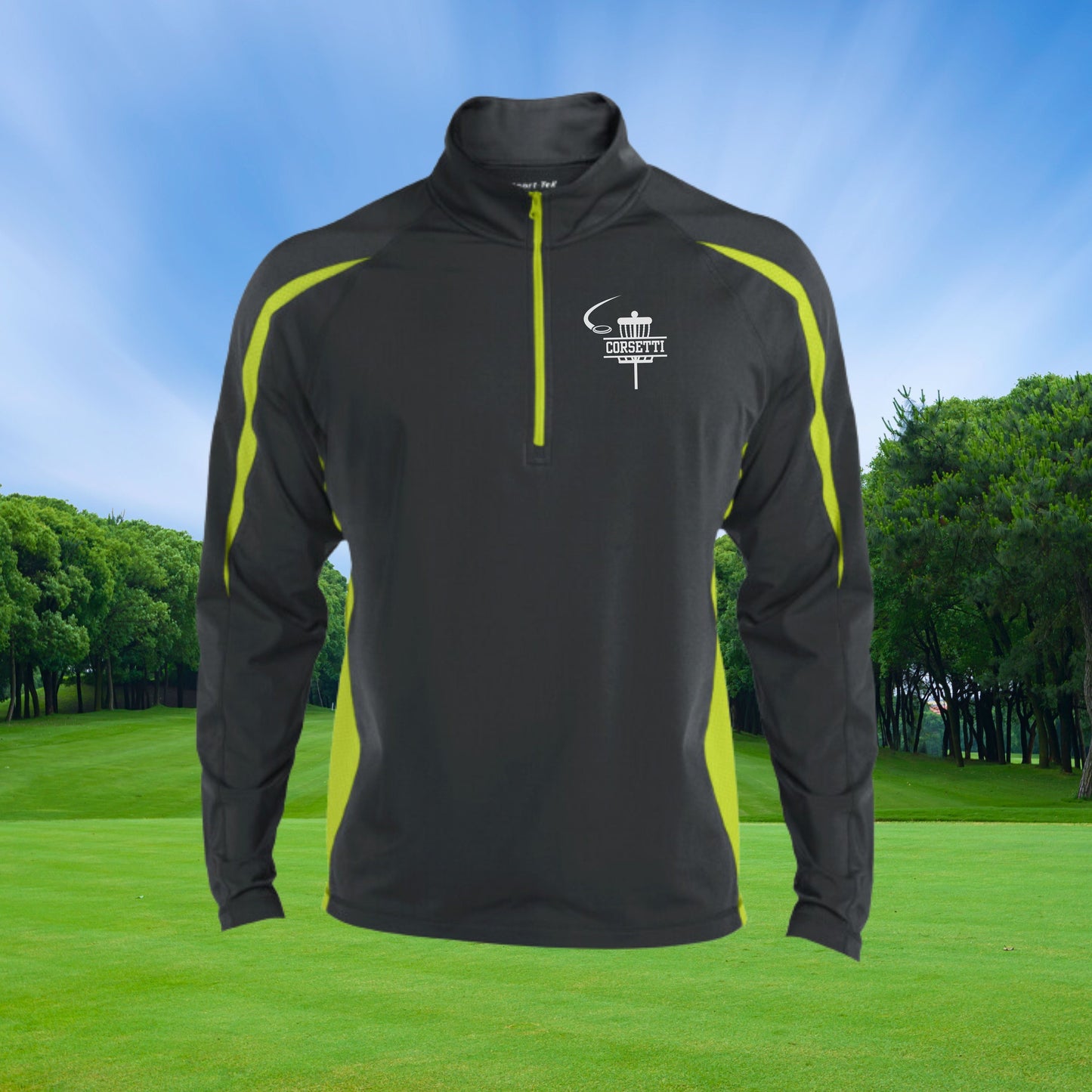 Personalized Disc Golf Sweatshirt, Custom Half Zip Pullover Sweater, Custom Disc Golf Gift, Disc Golf Gifts for Men, Great Gift for Husband