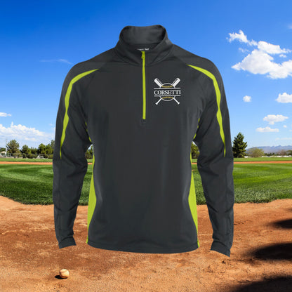 Personalized Softball Sweatshirt, Custom Half Zip Pullover Sweater, Custom Softball Gift, Perfect Softball Coach Gift, Softball Team Gift