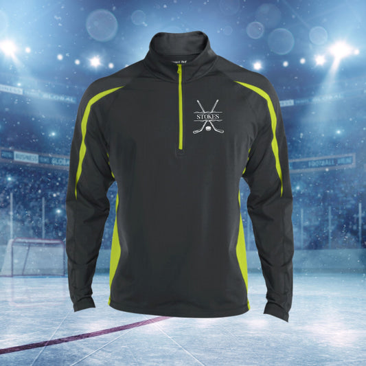 Personalized Hockey Sweatshirt, Custom Half Zip Pullover Sweater, Custom Hockey Gift, Hockey Coach Gift, Hockey Team Gift, Hockey Monogram