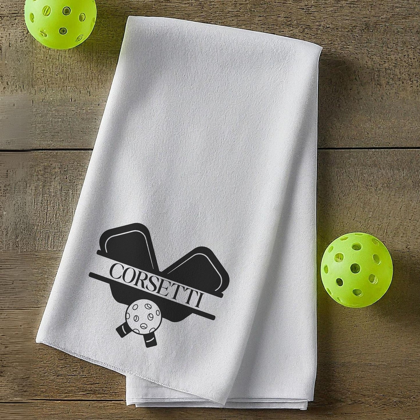 Custom Pickleball Towel, Personalized Pickleball Towel, Pickleball Gift, Gift for Pickleball Player, Gift for Mom, Gift for Dad, Monogram