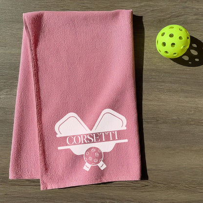 Custom Pickleball Towel, Personalized Pickleball Towel, Pickleball Gift, Gift for Pickleball Player, Gift for Mom, Gift for Dad, Monogram