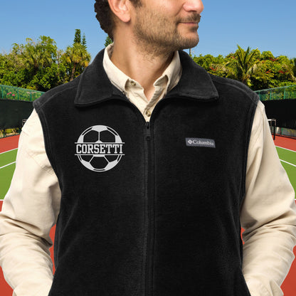 Custom Fleece Soccer Vest, Personalized Soccer Vest, Fleece Sweatshirt, Soccer Jacket, Soccer Team gift, Soccer Coach Gift, Soccer Gift Idea