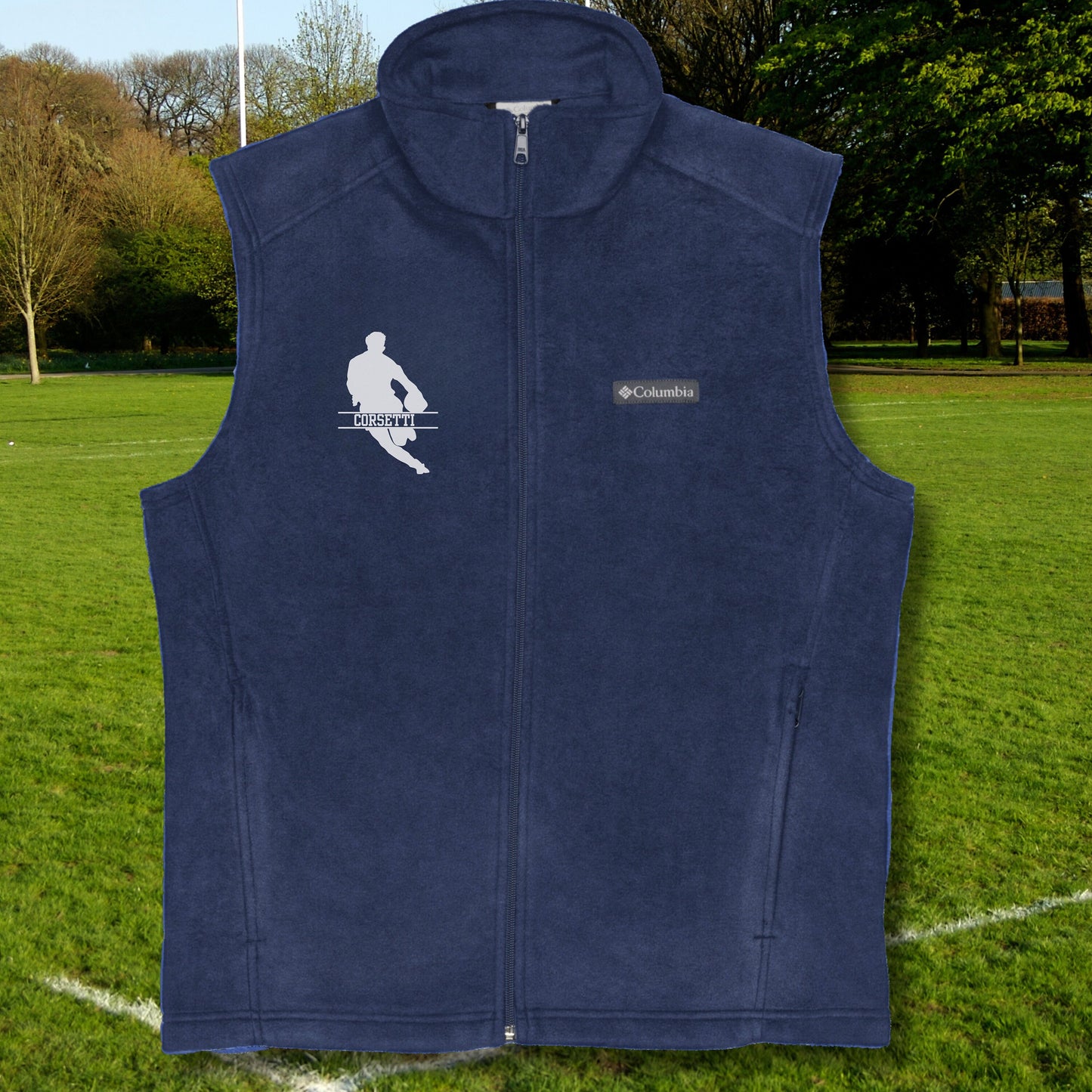 Custom Fleece Rugby Vest, Personalized Rugby Vest, Fleece Sweatshirt, Rugby Jacket, Rugby Team gift, Rugby Coach Gift, Rugby Gift Idea