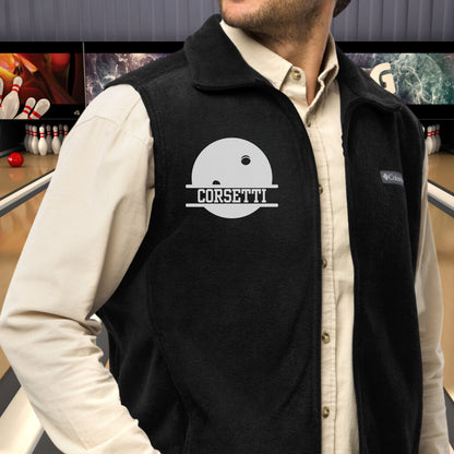 Custom Fleece Bowling Vest, Personalized Bowling Vest, Fleece Sweatshirt, Bowling Jacket, Bowling Sweatshirt, Bowling Team Gift, Bowl Coach