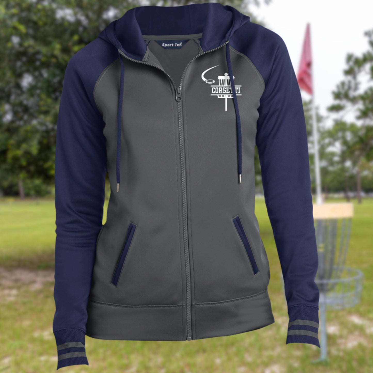 Women's Personalized Disc Golf Sweatshirt, Monogram Disc Golf Fleece, Custom Disc Golf Gift,, Women's Disc Golf Gift, Gift for Disc Golf