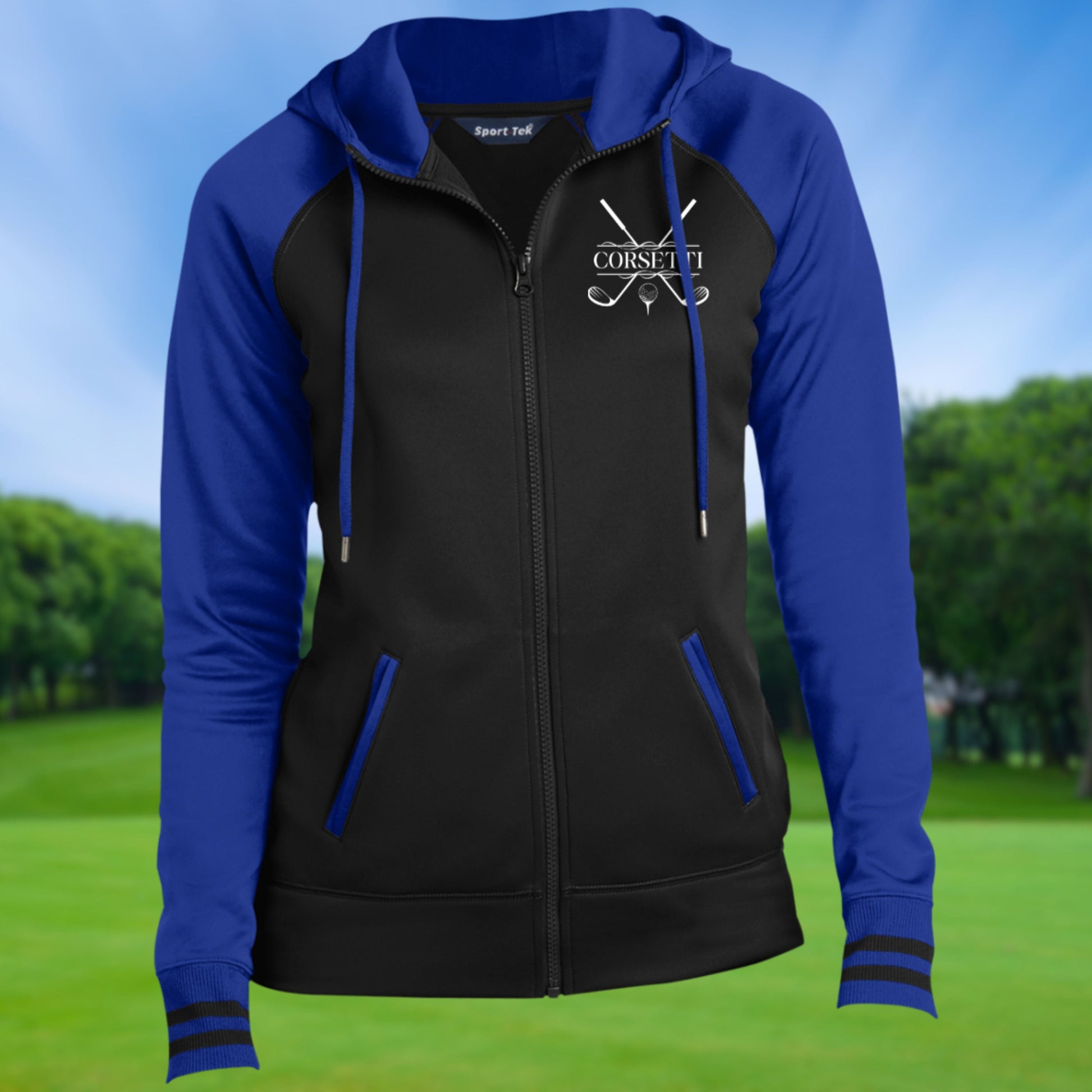 Women's Personalized Golf Sweatshirt, Custom Monogram Golf Fleece, Custom Golf Gift, Golf Gift for Women, Gift for Mom, Great Gift for Wife