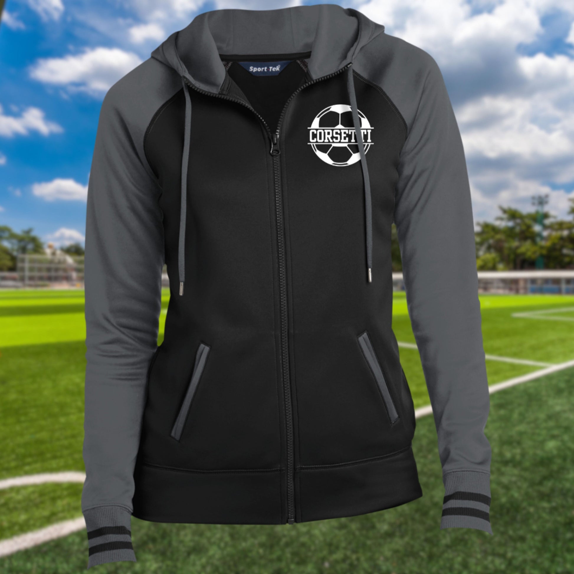 Women's Personalized Soccer Sweatshirt, Monogram Soccer Fleece, Custom Soccer Gift, Soccer Team Sweater, Soccer Coach Gift, Girls Soccer