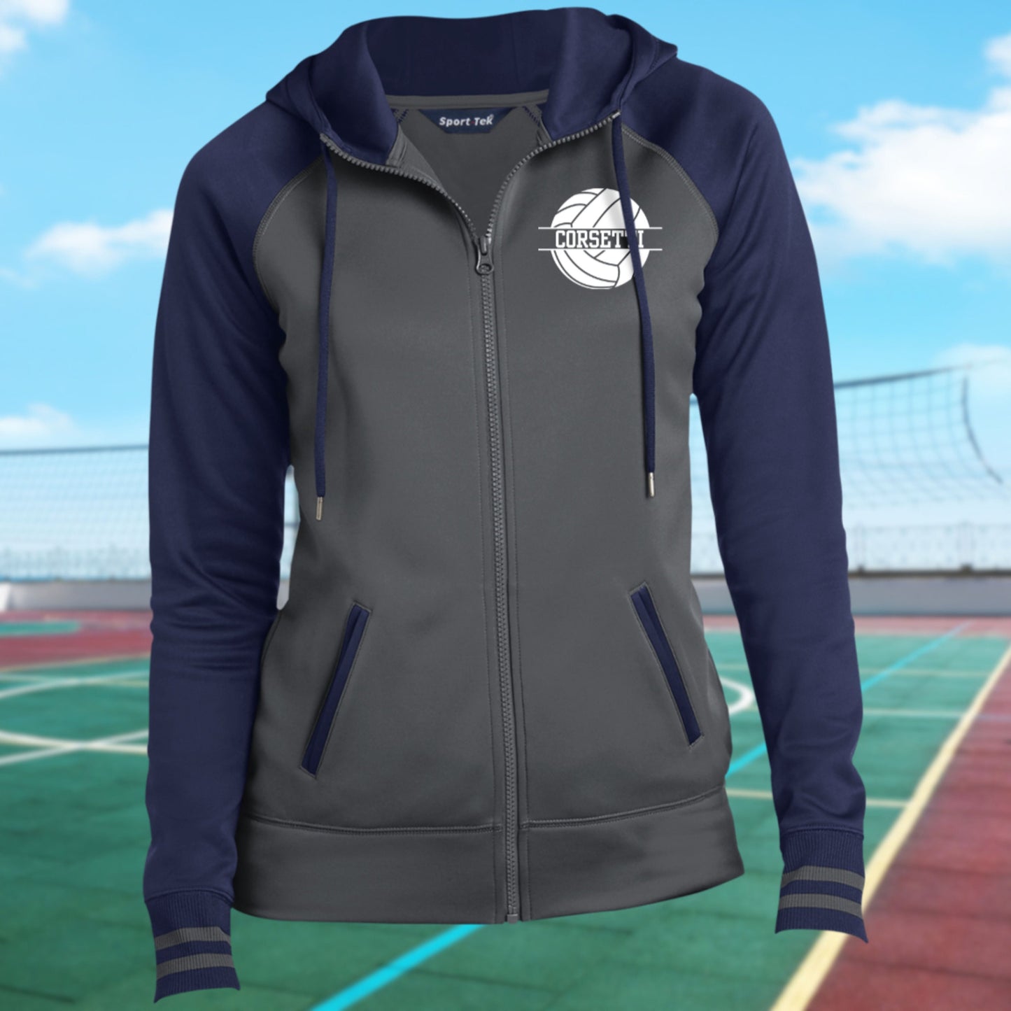 Women Personalized Volleyball Sweatshirt, Monogram Volleyball Fleece, Custom Volleyball Gift, Volleyball Team Sweater, Volleyball Coach Gift