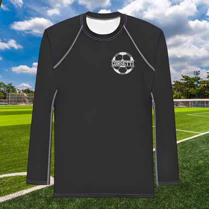 Men's Custom Soccer Shirt, Men's Rash Guard, Soccer Undershirt, Dry Fit Undershirt, Men's Spandex Athletic Shirt, Gift for Son, Soccer Team