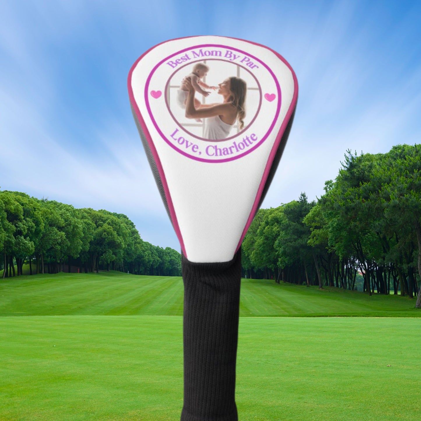 Custom Golf Club Cover for Mom, Personalized Driver Cover, Customized Golf Head Cover, Gift for Mom, Mother's Day Gift, Golf Gift for Mom