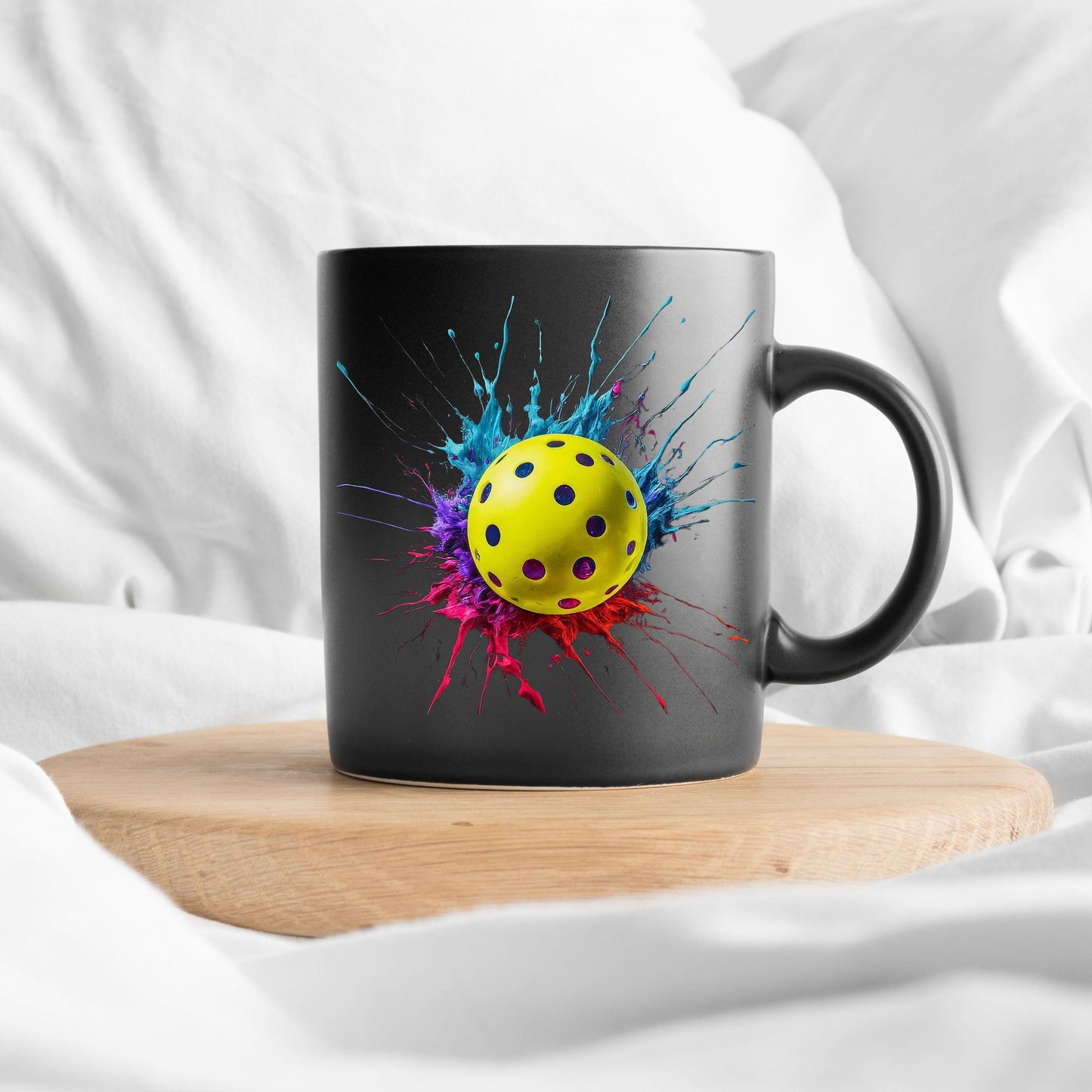 Colorful Pickleball Mug, Pickle Ball Coffee Mug, Pickleball Gifts, Gift for Dad, Gift for Grandfather, Pickleball Lover Gift, Gift for Mom