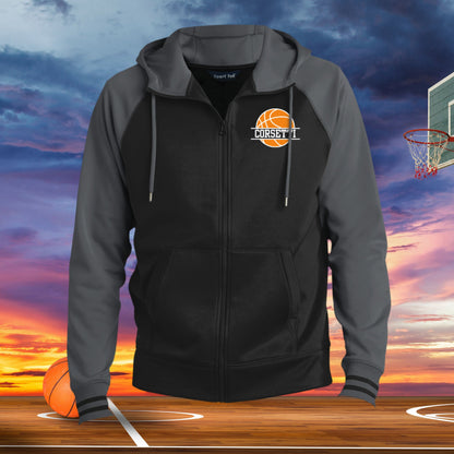Men's Personalized Basketball Sweatshirt, Monogram Basketball Fleece, Custom Basketball Gift, Basketball Team Sweater, Basketball Coach Gift