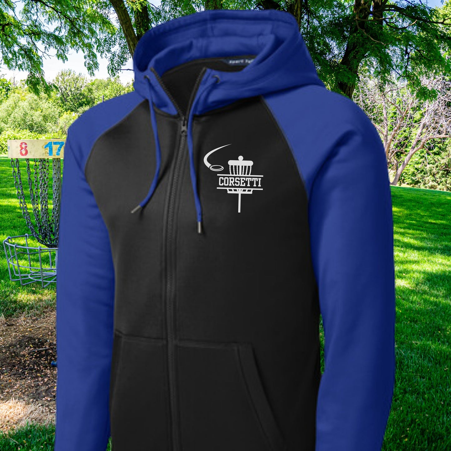 Men's Personalized Disc Golf Sweatshirt, Monogrammed Disc Golf Fleece, Custom Disc Golf Gift,, Men's Disc Golf Gift, Gift for Disc Golf