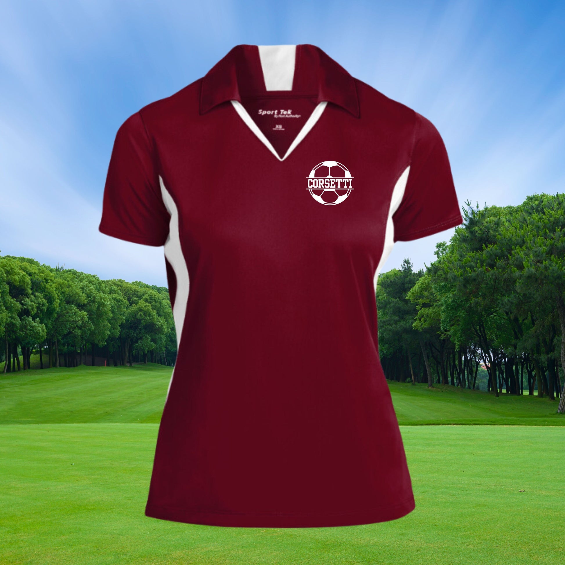 Women's Custom Soccer Polo, Personalized Soccer Polo, Women's Soccer Polo, Soccer Team Gift, Great Soccer Coach Gift, Gift for Soccer Player