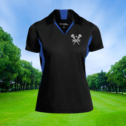 Women's Custom Lacrosse Polo, Personalized Lacrosse Polo, Women's Lacrosse Polo, Lacrosse Team Gift, Lacrosse Coach Gift, Lax Player Gift