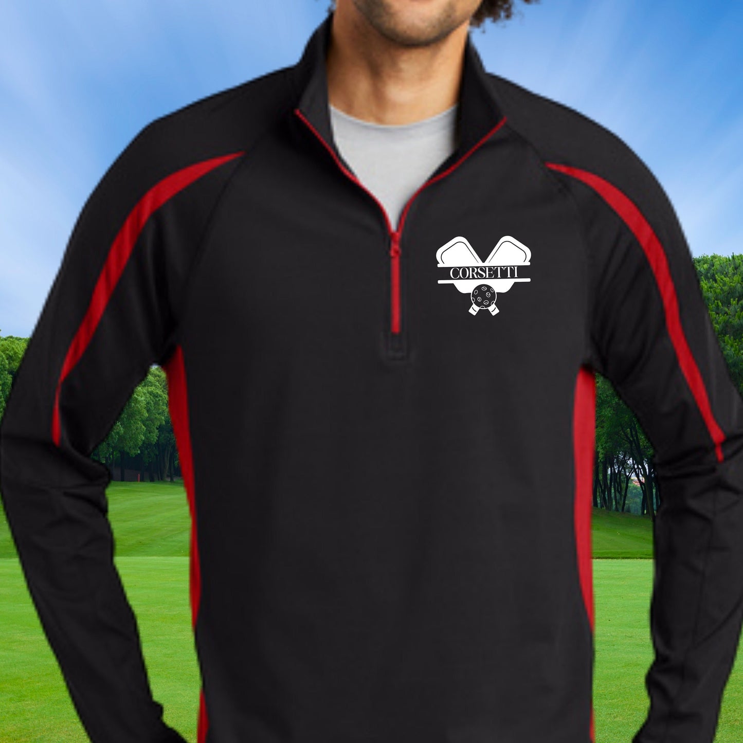 Personalized Pickleball Sweatshirt, Custom Half Zip Pullover Sweater, Custom Pickleball Gift, Gift for Pickleball Player, Gift for Husband