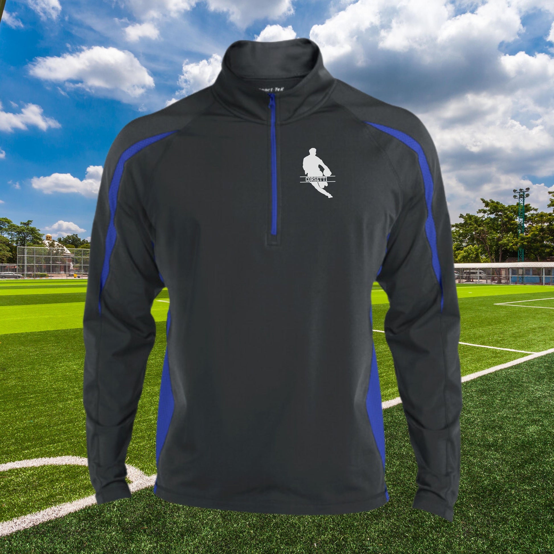 Personalized Rugby Sweatshirt, Custom Half Zip Pullover Sweater, Custom Rugby Gift, Great Rugby Coach Gift, Rugby Team Gift, Rugby Monogram