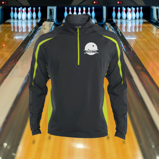 Personalized Bowling Sweatshirt, Custom Half Zip Pullover Sweater, Custom Bowler Gift, Bowling Shirt, Bowling Team Gift, Bowling Monogram