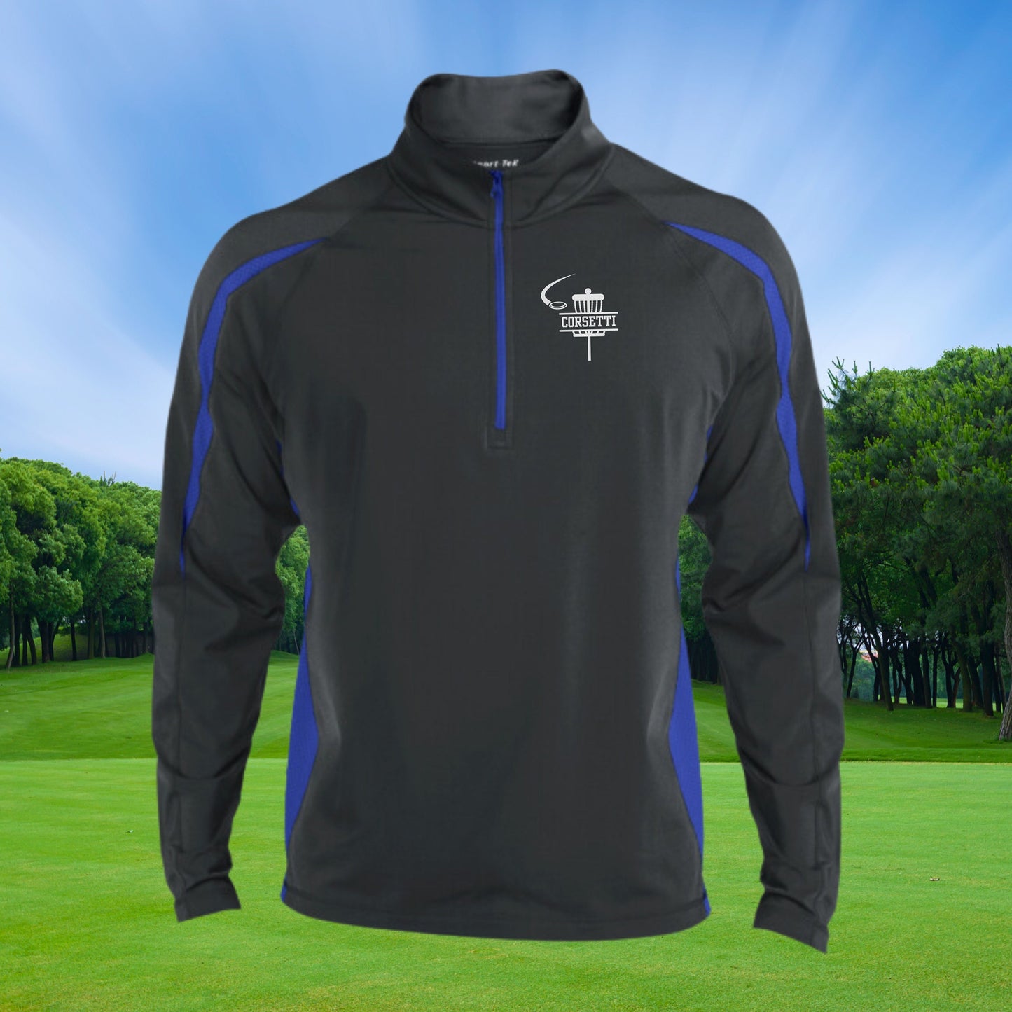 Personalized Disc Golf Sweatshirt, Custom Half Zip Pullover Sweater, Custom Disc Golf Gift, Disc Golf Gifts for Men, Great Gift for Husband