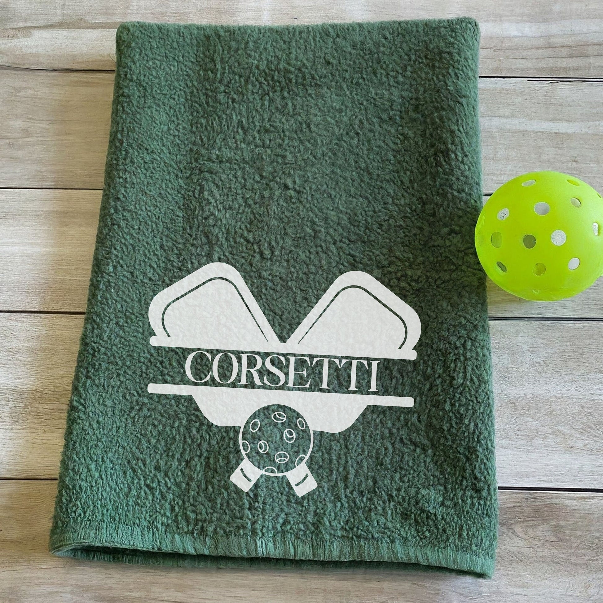 Custom Pickleball Towel, Personalized Pickleball Towel, Pickleball Gift, Gift for Pickleball Player, Gift for Mom, Gift for Dad, Monogram