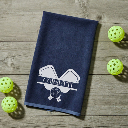 Custom Pickleball Towel, Personalized Pickleball Towel, Pickleball Gift, Gift for Pickleball Player, Gift for Mom, Gift for Dad, Monogram