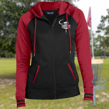 Women's Personalized Disc Golf Sweatshirt, Monogram Disc Golf Fleece, Custom Disc Golf Gift,, Women's Disc Golf Gift, Gift for Disc Golf