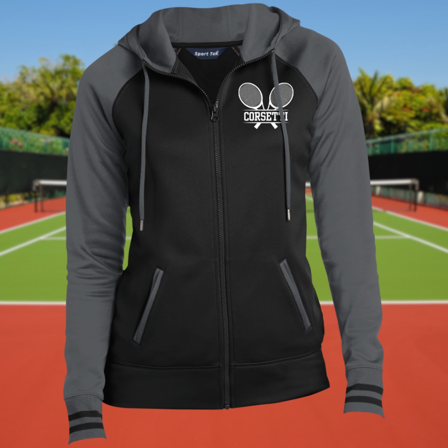 Women's Personalized Tennis Sweatshirt, Monogram Tennis Fleece, Custom Tennis Gift, Tennis Team Sweater, Lady's Tennis, Gift for Wife, Mom