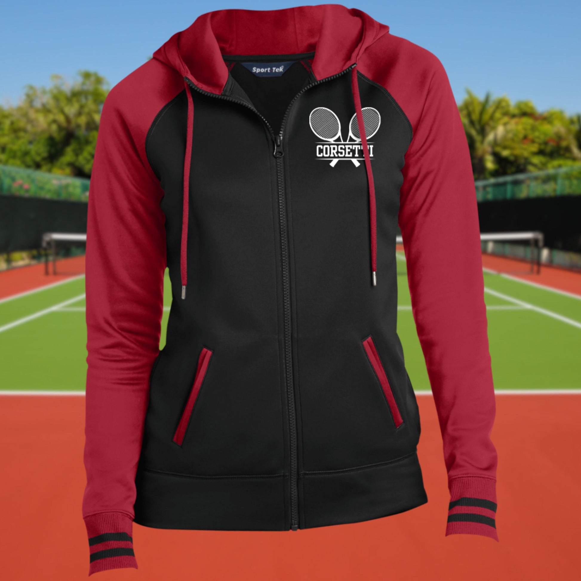 Women's Personalized Tennis Sweatshirt, Monogram Tennis Fleece, Custom Tennis Gift, Tennis Team Sweater, Lady's Tennis, Gift for Wife, Mom