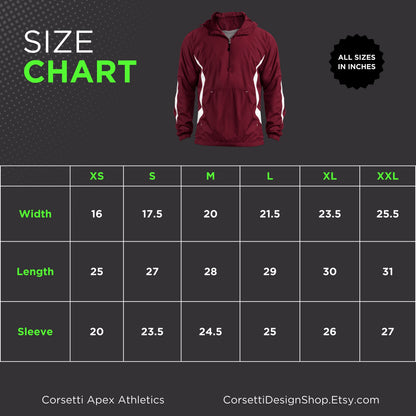 Personalized Baseball Jacket, Custom Half-Zip Anorak, Custom Baseball Gift, Baseball Coach Gift, Baseball Team Gift, Mens Baseball Coat