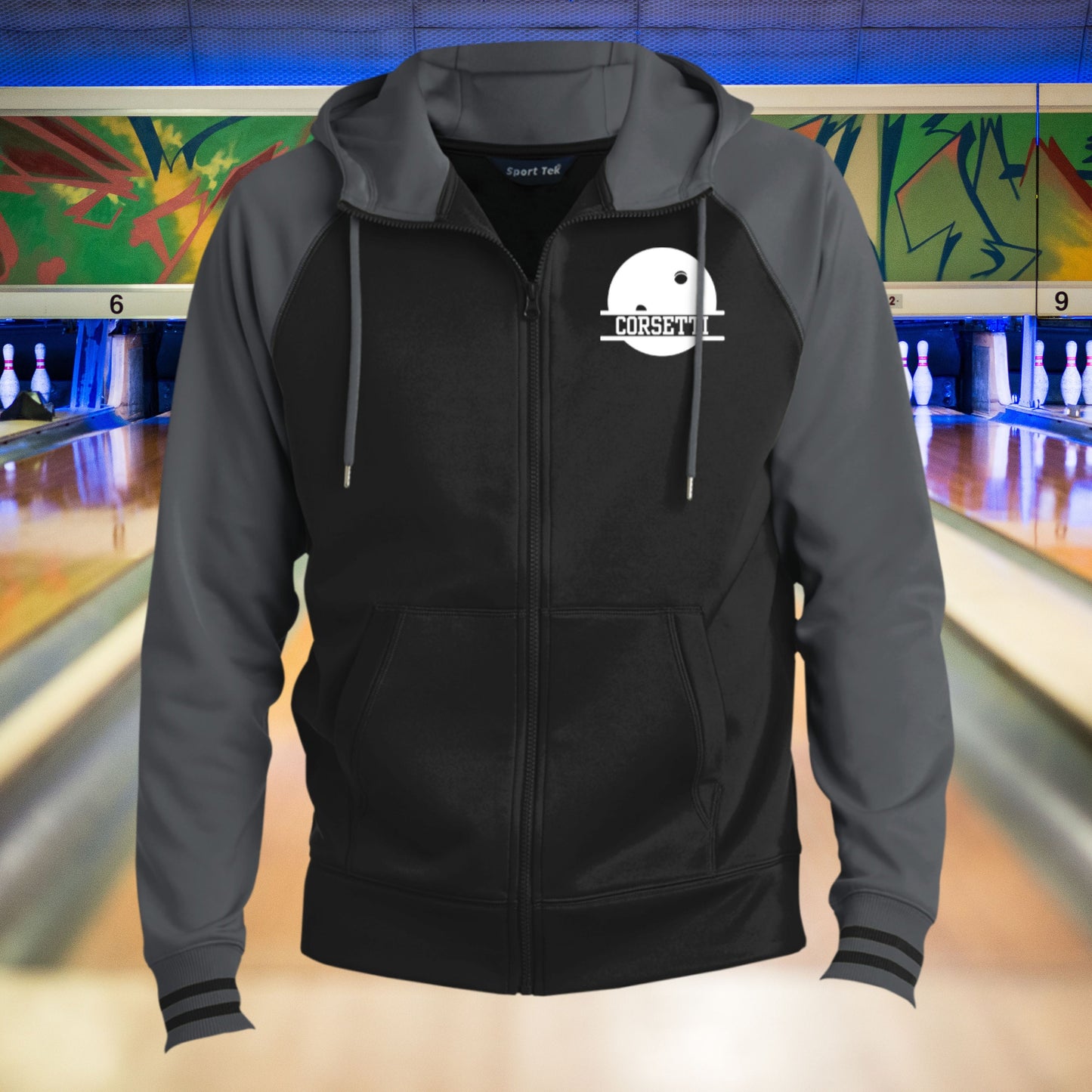 Men's Personalized Bowling Sweatshirt, Monogram Bowling Fleece, Custom Bowling Gift, Bowling Team Sweater, Bowling Zip, Gift for Bowler