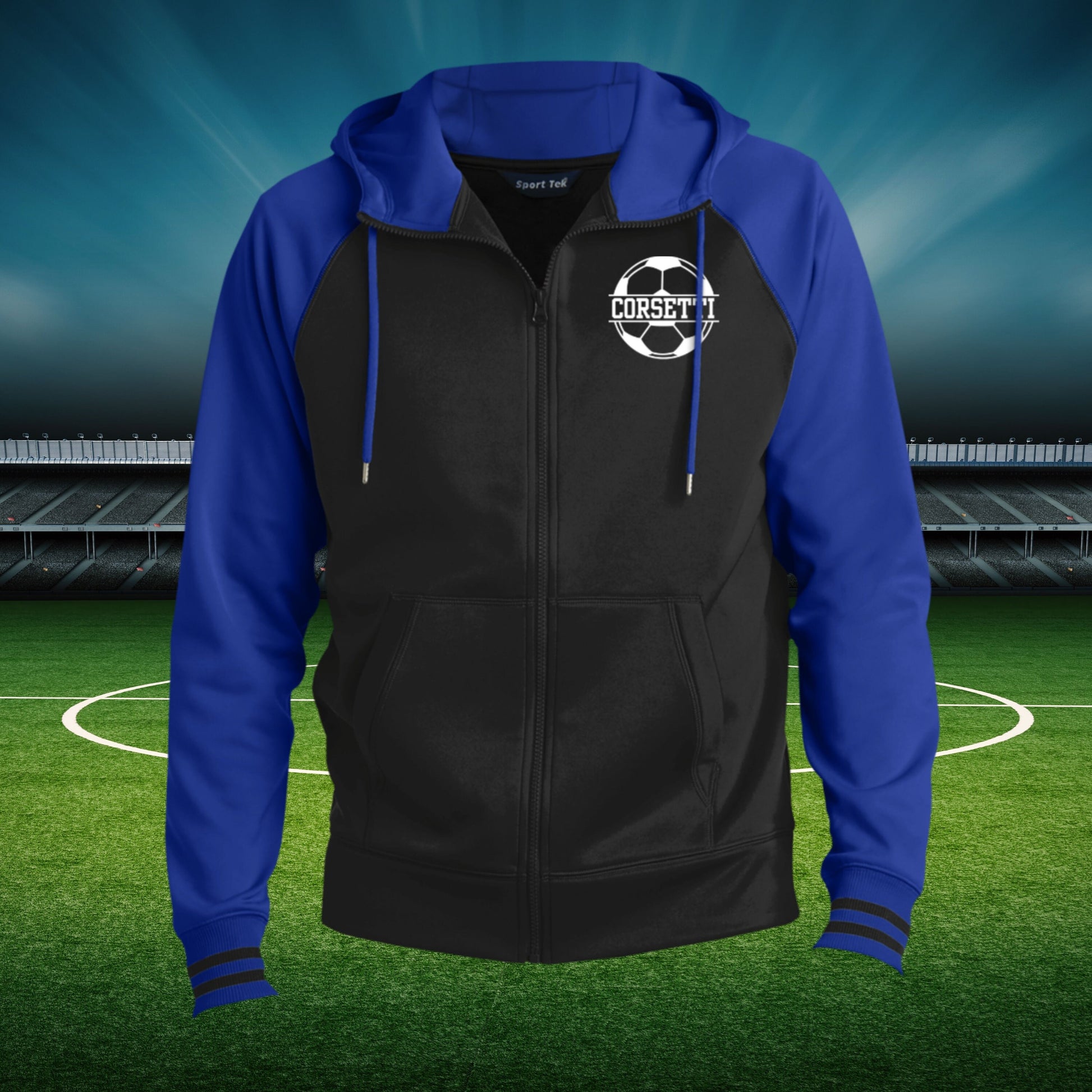 Men's Personalized Soccer Sweatshirt, Monogram Soccer Fleece, Custom Soccer Gift, Soccer Team Sweater, Soccer Coach Gift, Men's Soccer Gift