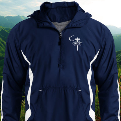 Personalized Disc Golf Jacket, Custom Half-Zip Anorak, Custom Disc Golf Gift, Disc Golf Gift for Men, Gift for Husband, Gift for Boyfriend