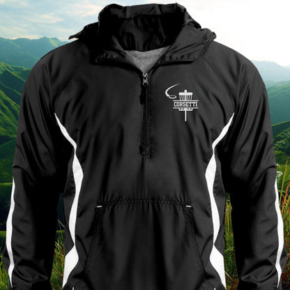 Personalized Disc Golf Jacket, Custom Half-Zip Anorak, Custom Disc Golf Gift, Disc Golf Gift for Men, Gift for Husband, Gift for Boyfriend