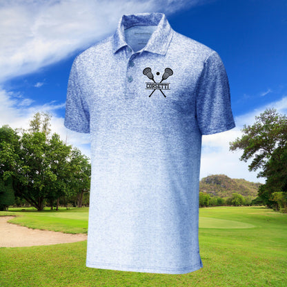 Custom Monogrammed Lacrosse Polo, Personalized Lacrosse Polo, Customized Polo for Lacrosse, Lacrosse Coach Gift, Lacrosse Team Gift, Lax