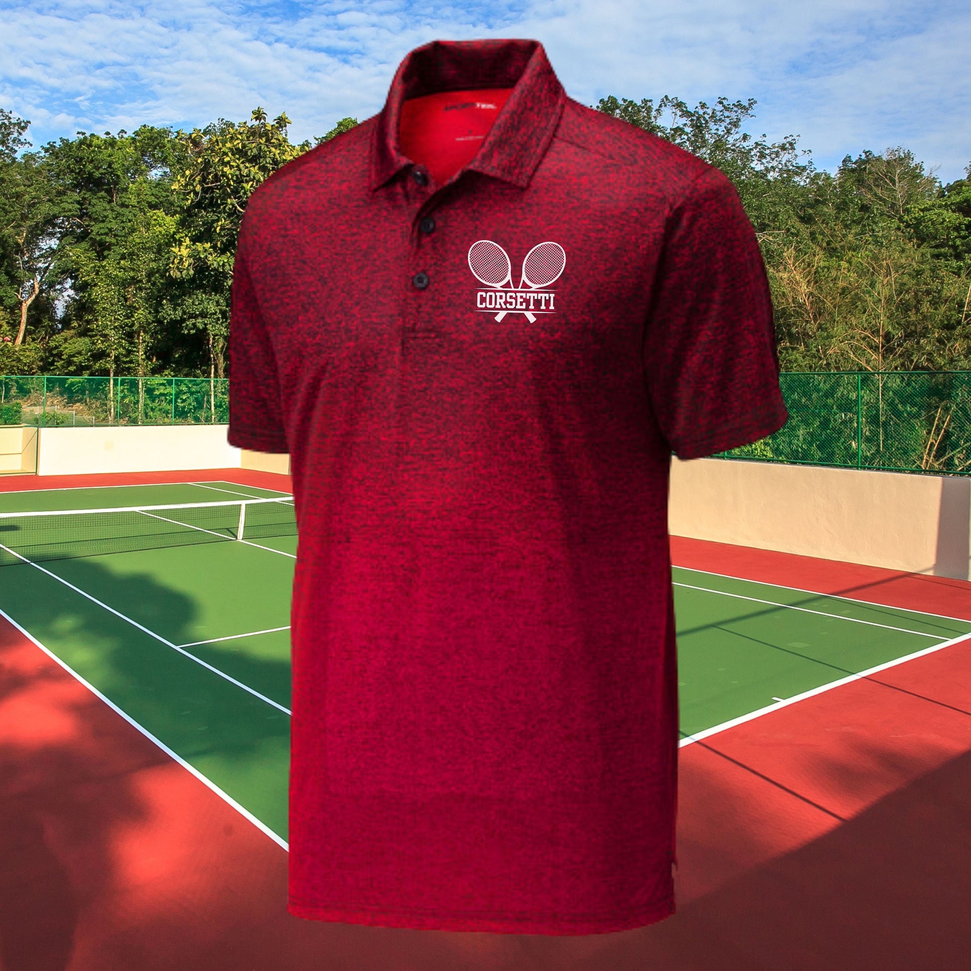 Custom Monogrammed Tennis Polo, Personalized Tennis Polo, Customized Polo for Tennis, Tennis Coach Gift, Tennis Team Gift, Tennis Gift