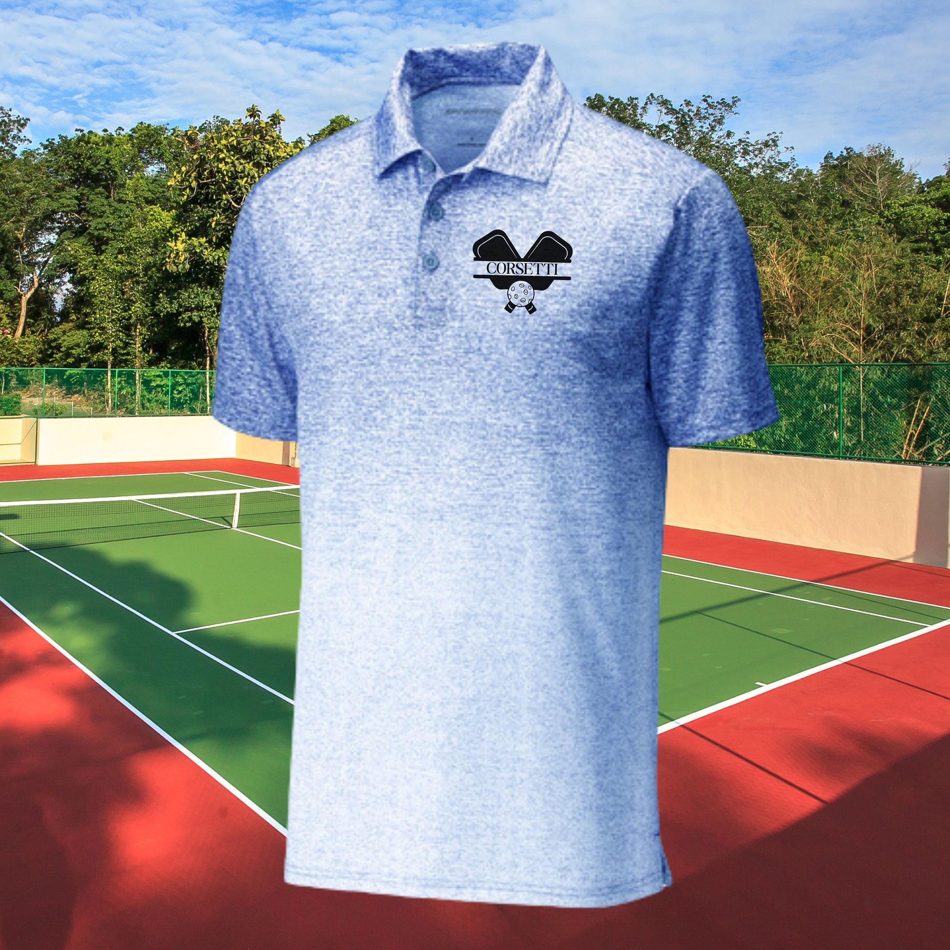 Custom Monogrammed Pickleball Polo, Personalized Pickleball Polo, Customized Polo for Pickleball, Pickleball Coach Gift, Pickleball Gift