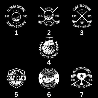 Personalized Fleece Golf Quarter-Zip, Pullover Sweater, Custom Golf Gift, Gift for Husband, Club Logo, Golf Gift for Men, Golf Tournament