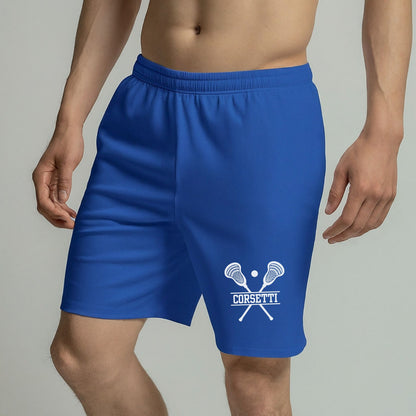 Custom Monogrammed Lacrosse Shorts, Personalized Lacrosse Practice Shorts, Customized Lax Shorts, Lacrosse Team Shorts, Lacrosse Coach Gift