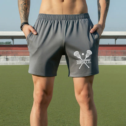 Custom Monogrammed Lacrosse Shorts, Personalized Lacrosse Practice Shorts, Customized Lax Shorts, Lacrosse Team Shorts, Lacrosse Coach Gift